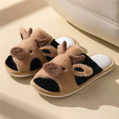 Fluffy Cute Animal Slippers