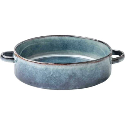 Blue Ceramic Tableware Rice Bowl - 7.5inch Bowl - bowl
