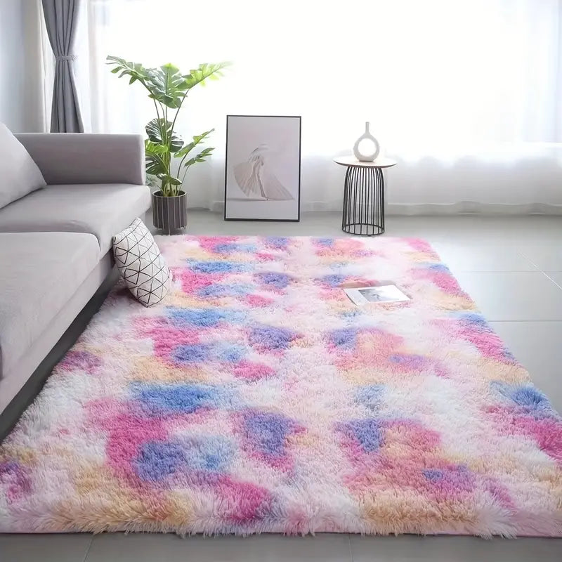 Colorful Fluffy Shaggy Rugs - Kia Day Design