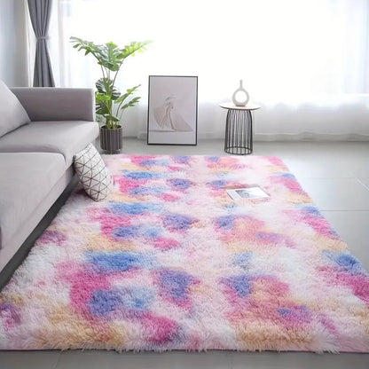 Colorful Fluffy Shaggy Rugs - Kia Day Design
