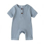 Baby Solid Color Onesie Blue 6 Months Old