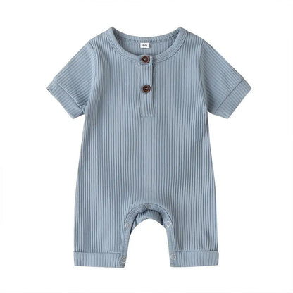Baby Solid Color Onesie Blue 18 Months Old