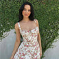 Pink Floral Office Midi Dress Kia Day Design