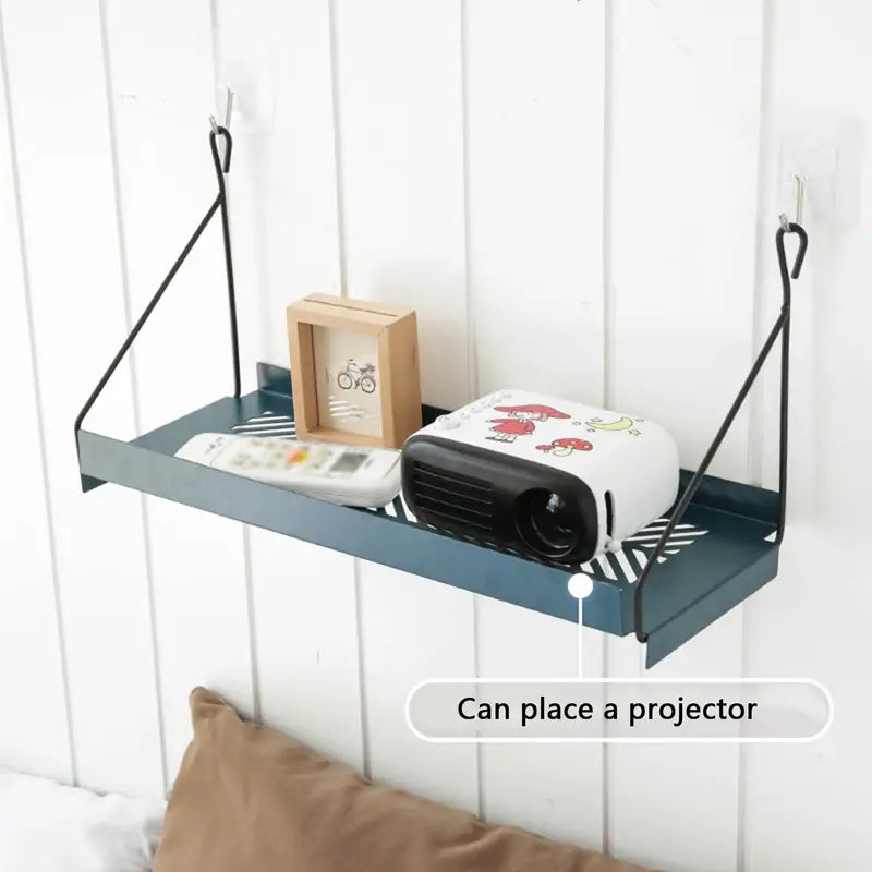 Metal Decorative Floating Wall Shelf - Kia Day Design