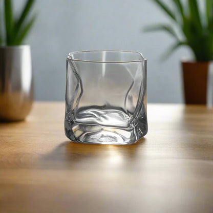 Unique Irregular-Shaped Whiskey Glass