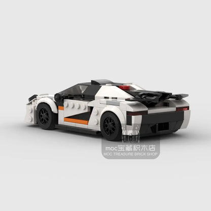 One Racing Sports Car Brick Toys Kia Day Design
