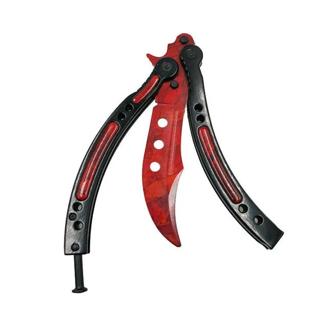 Not Edged Doppler Phase Butterfly Knife