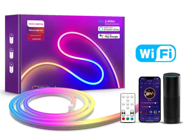 Wi-Fi Smart Silicon Rope Light LED Neon Strip