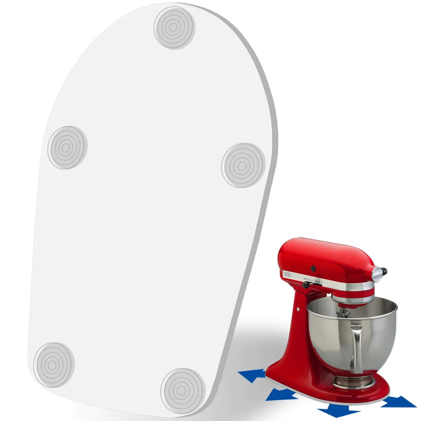 MIMORE Mixer Slider Mat for KitchenAid Stand Mixer 4.5-5 QT Tilt Head Mixer - - slider mat
