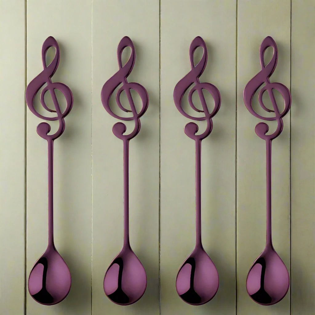 Musical Note Coffee Spoons