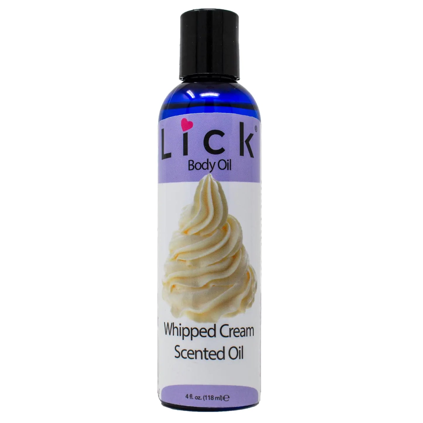 LICK Whipped Cream Scented Body Oil Vitamin E Infused - Whipped Cream 4 Fl Oz (Pack of 1) - oil