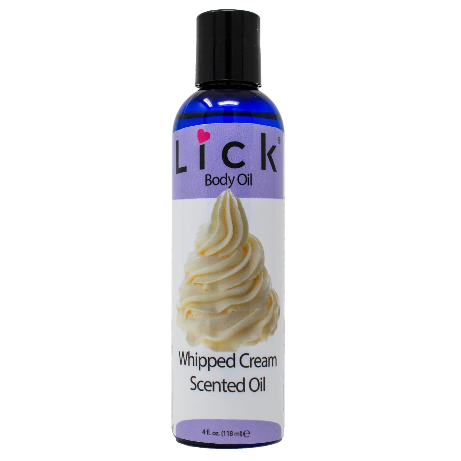 LICK Whipped Cream Scented Body Oil Vitamin E Infused - Whipped Cream 4 Fl Oz (Pack of 1) - oil