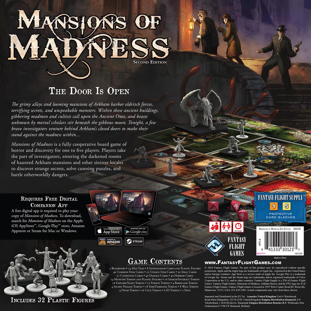 Mansions of Madness 2nd Edition - - Board Games