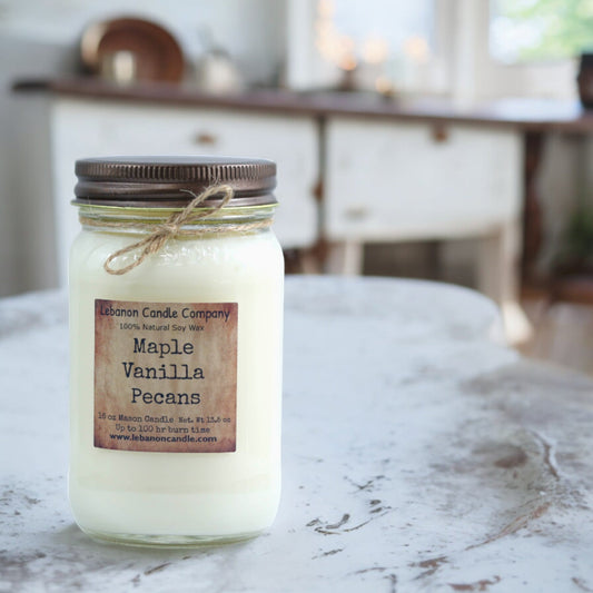 Maple Vanilla Pecans Candle - - Candles & Melts