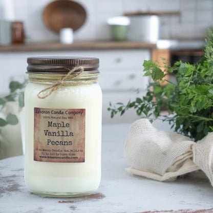 Maple Vanilla Pecans Candle - - Candles & Melts
