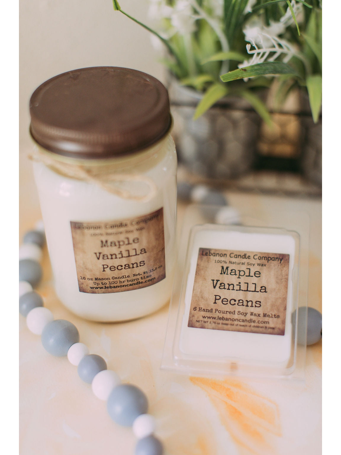 Maple Vanilla Pecans Candle - - Candles & Melts
