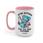 Maybe Stitches Will Fix Your Attitude Mug - Pink - Mugs