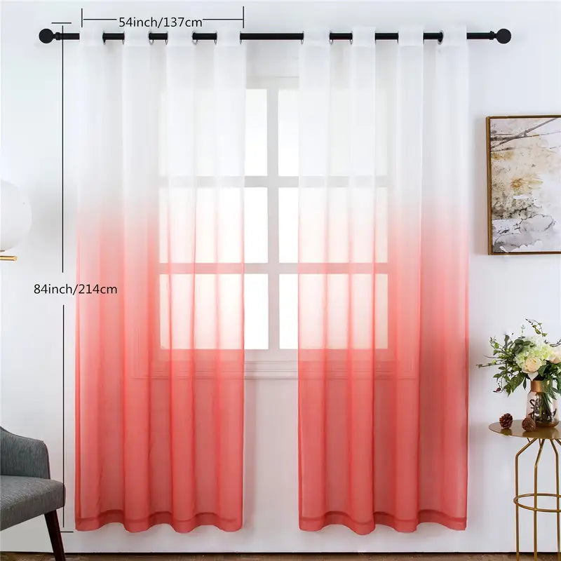 Gradient Curtain Panels - Kia Day Design