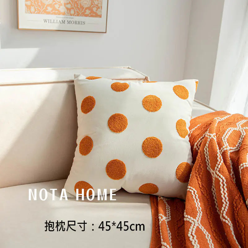 Floral Embroidered Pillow - Kia Day Design