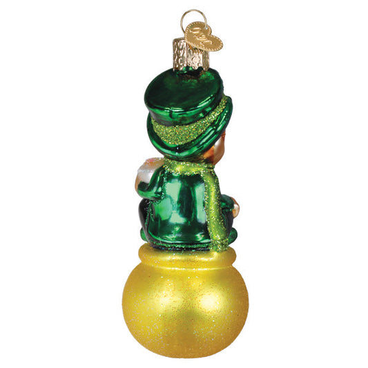 Lucky The Leprechaun Ornament - - Christmas >> Ornaments >> Glass