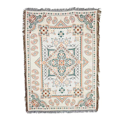 Bohemian Sofa Blanket - Premium Cotton Throw (In Stock) Kia Day Design