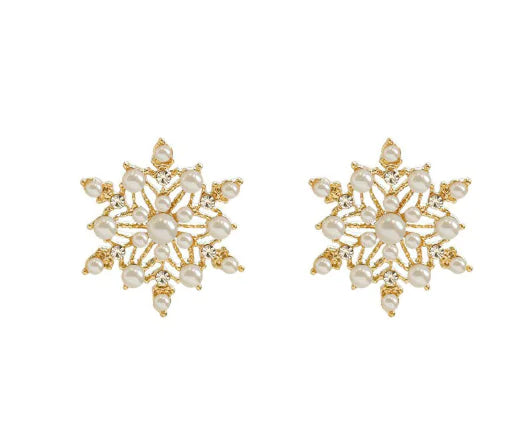 French retro pearl earrings female earrings