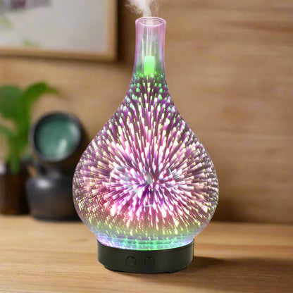 LED Light Humidifier Fireworks-Black Base