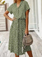 Ladies Short Sleeve Summer Long Dress - Kia Day Design