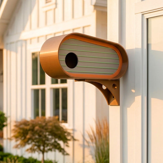 Mid-Century Birdhouse The Oransa - - Birdhouses
