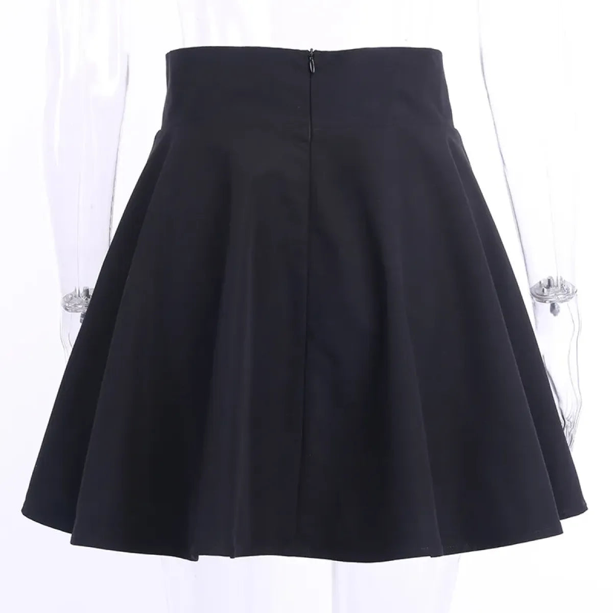 Gothic Lace-Up Mini Skirt – Harajuku Hipster Style for Women - - Skirts