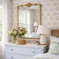 Ornate Golden Floral Rectangular Mirror - - Sale