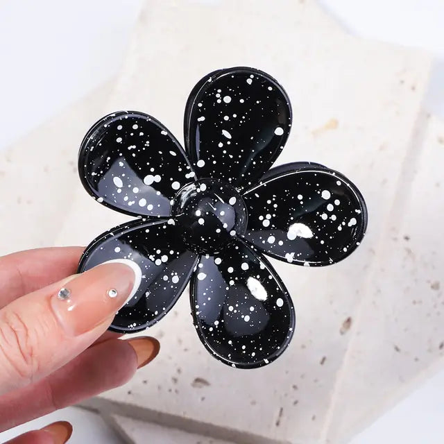 Flower Shape Hair Claw Clip