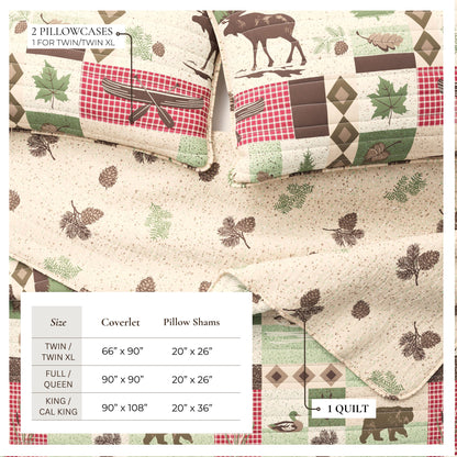 Wilder Collection Lodge Quilt Set - - Quilts