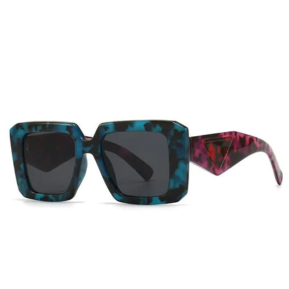 Retro Rectangular Cat Eye Sunglasses - Kia Day Design
