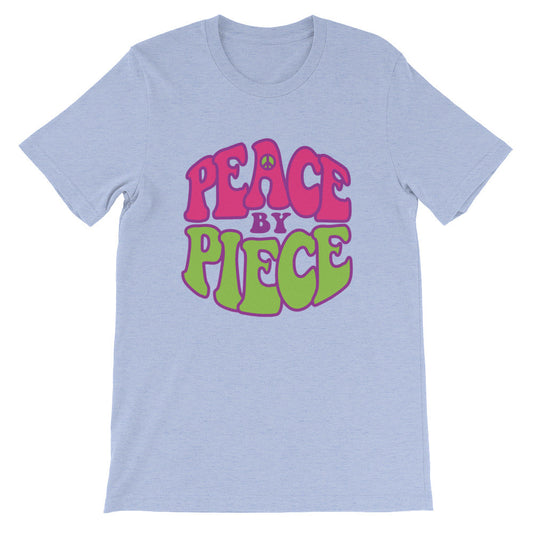 Peace by Piece Tee - Heather Blue - Peace Tees