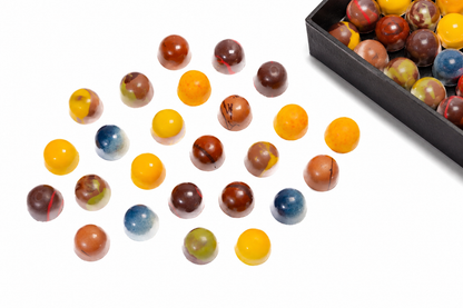 Andy Anand Monet Chocolate Bonbons Gift Box, 25 pc, 6.52 oz – Gluten-Free Belgian Truffles & Pralines, Birthday & Holiday Gift Collection - - Food & Beverages > Desserts & Sweets > Chocolate