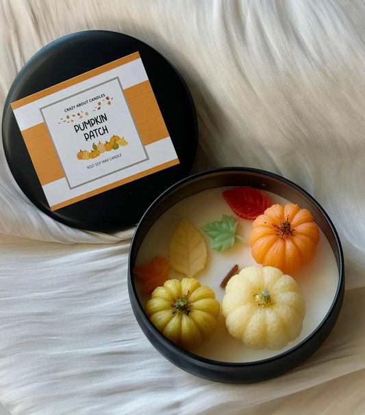 Pumpkin Patch Soy Wax Candle - Pumpkin Apple - candles