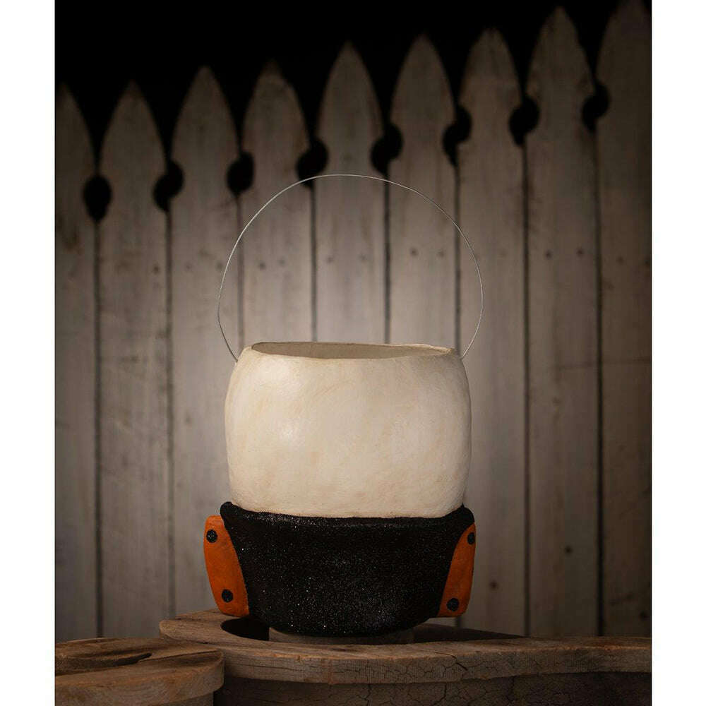 Mr. Albert Skully Bucket by Bethany Lowe Designs - - Seasonal & Holiday Decorations
