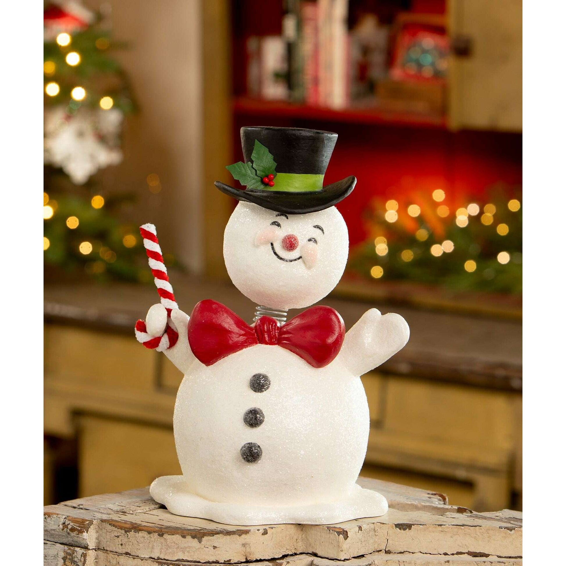 Mr. Jolly Bobble Head | Bethany Lowe | Christmas Decor - - Seasonal & Holiday Decorations