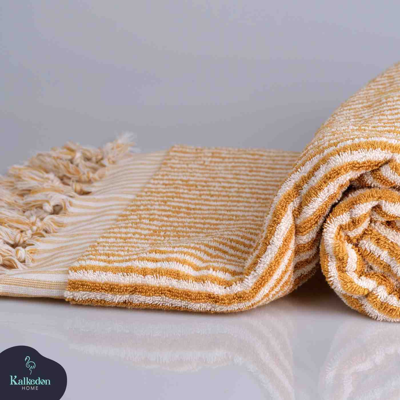 Striped Bath Towel - - Bath Towels