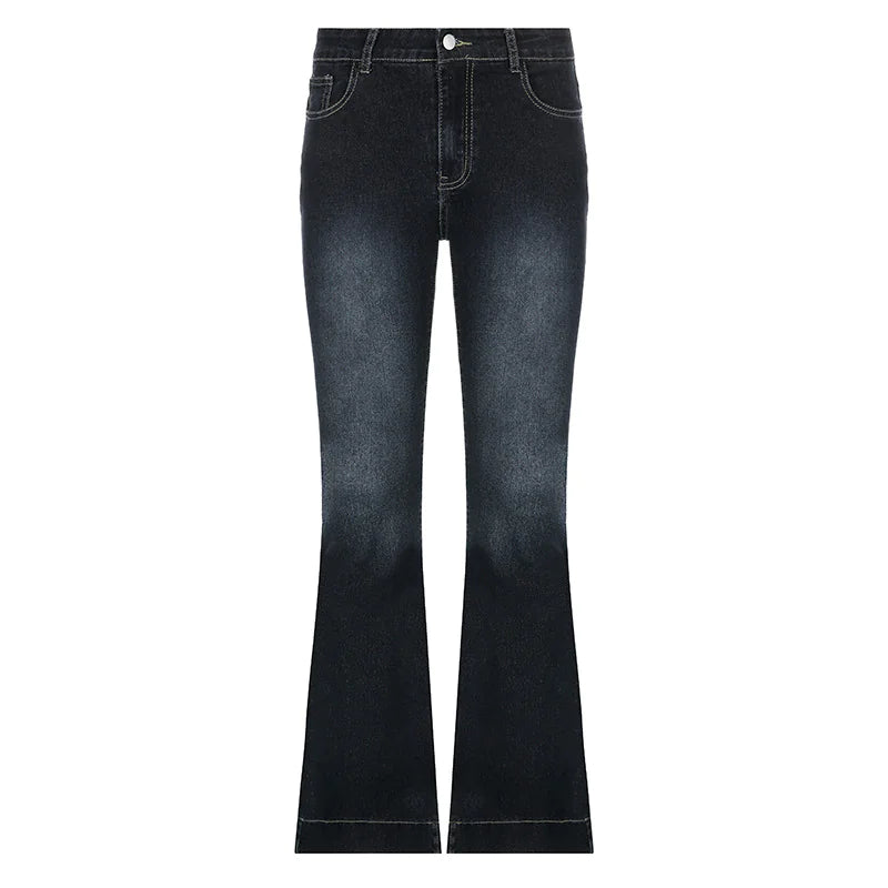 Retro Low Rise Jeans - Kia Day Design