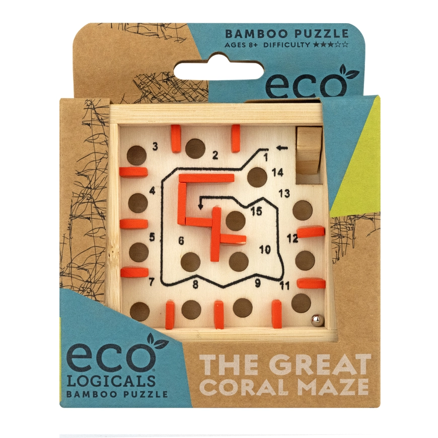 The Great Coral Maze – Bamboo Puzzle Challenge - - Toy Shoppe >> Puzzles