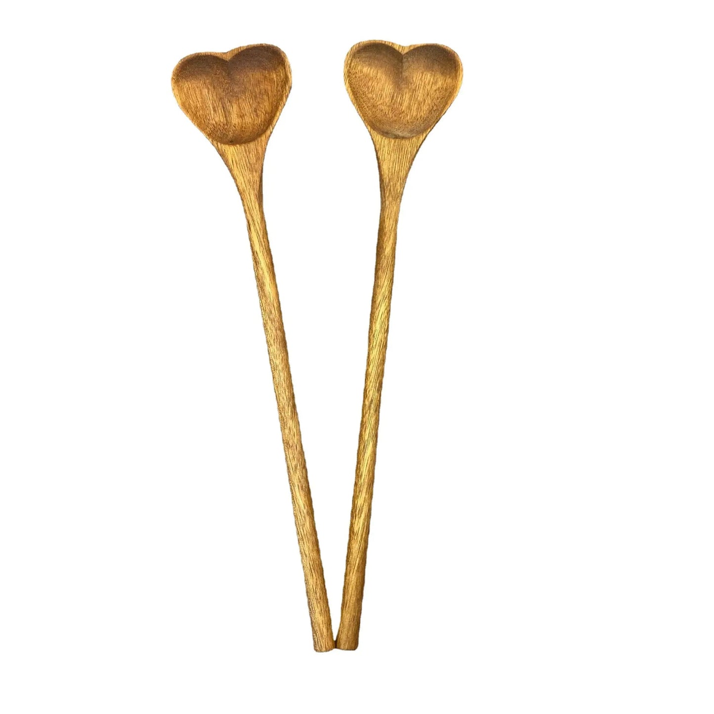 Heart-shaped Acacia Mangium Spoon - Love Wooden Spoon - spoons
