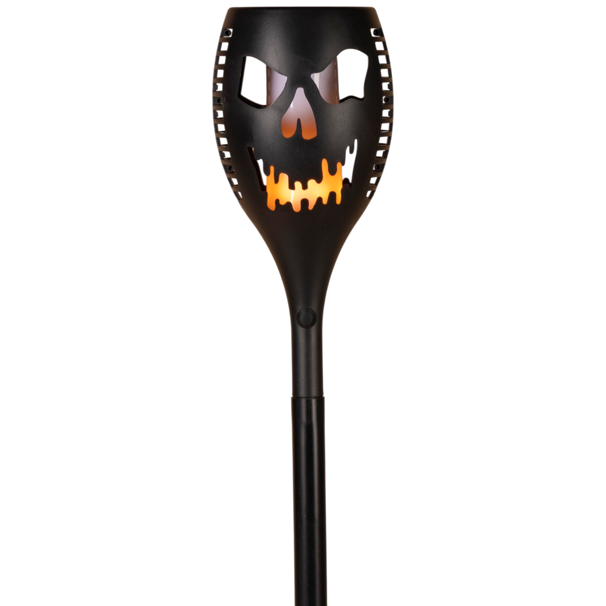 LED Solar Scary Pumpkin Face Torch - - Grimace the Great - Holidays >> Halloween