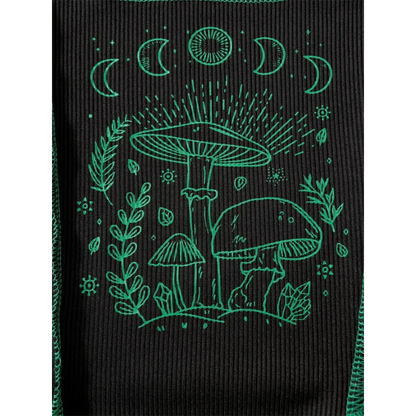 Mystical Mushroom Corset Tank - -