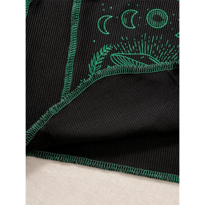 Mystical Mushroom Corset Tank - -