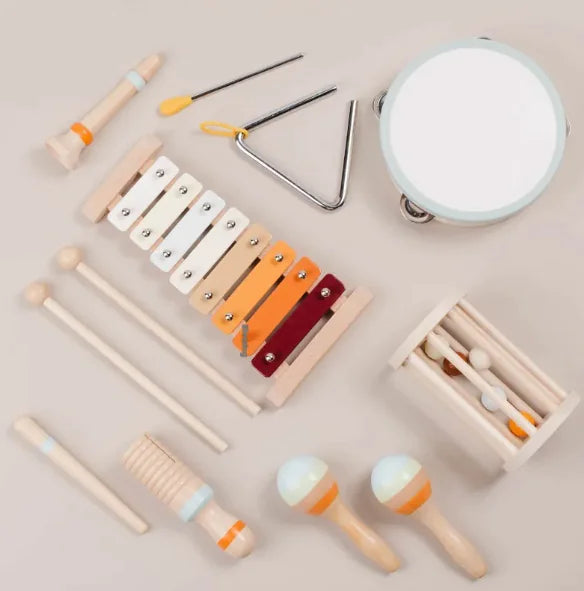 Childrens Wooden Musical Instrument Set - Kia Day Design