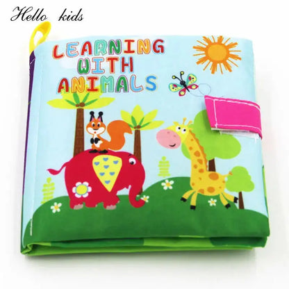 3D Soft Baby Books Activity Quiet Cloth Book 4