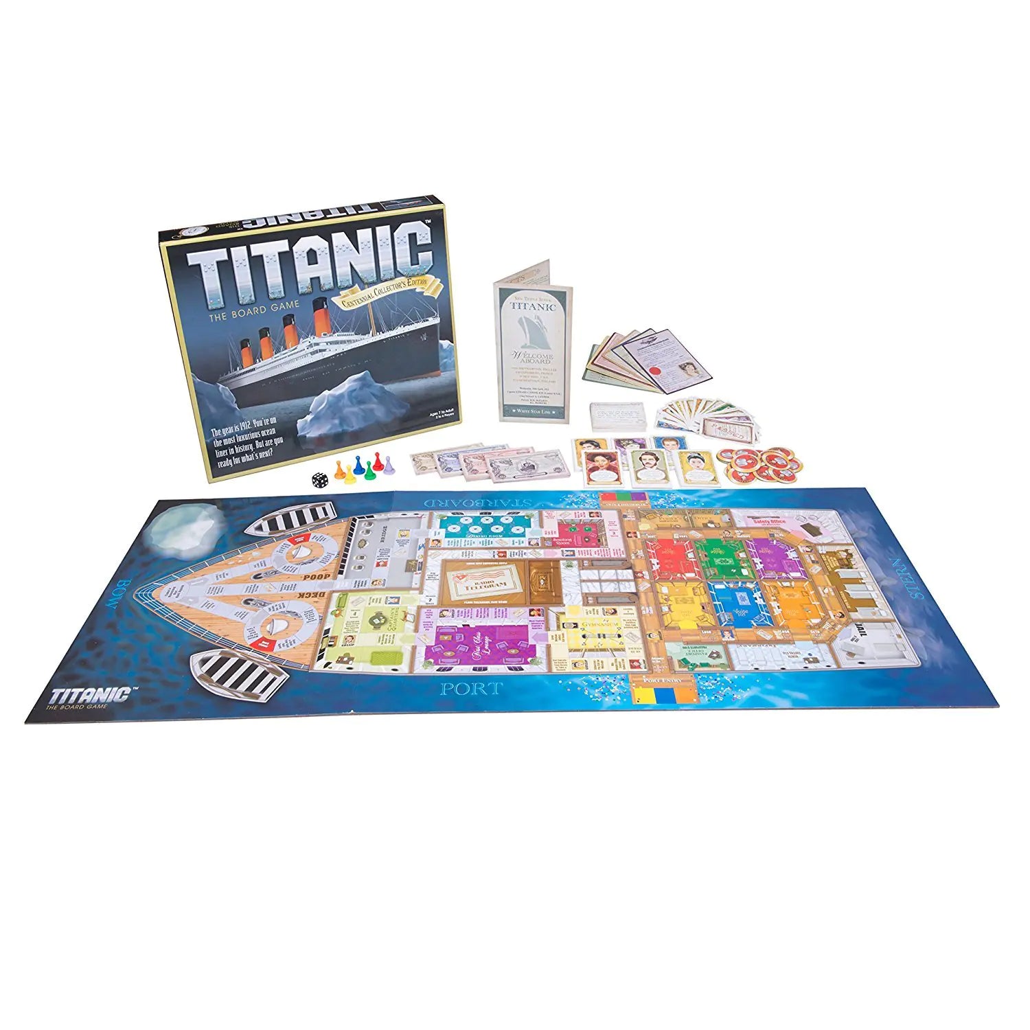 Titanic: The Board Game - Centennial Collectors Edition - - game