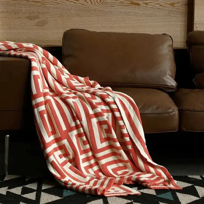 Knitted Throw Blanket - Kia Day Design